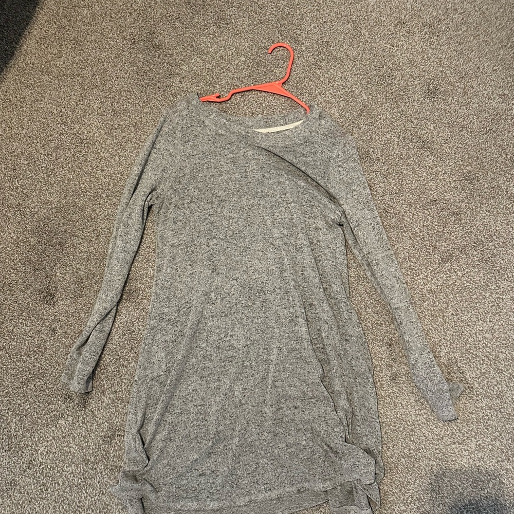 Soft long sleeved t shirt dress